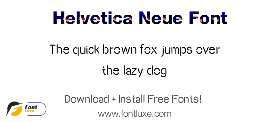 Download Free Helvetica Neue Font