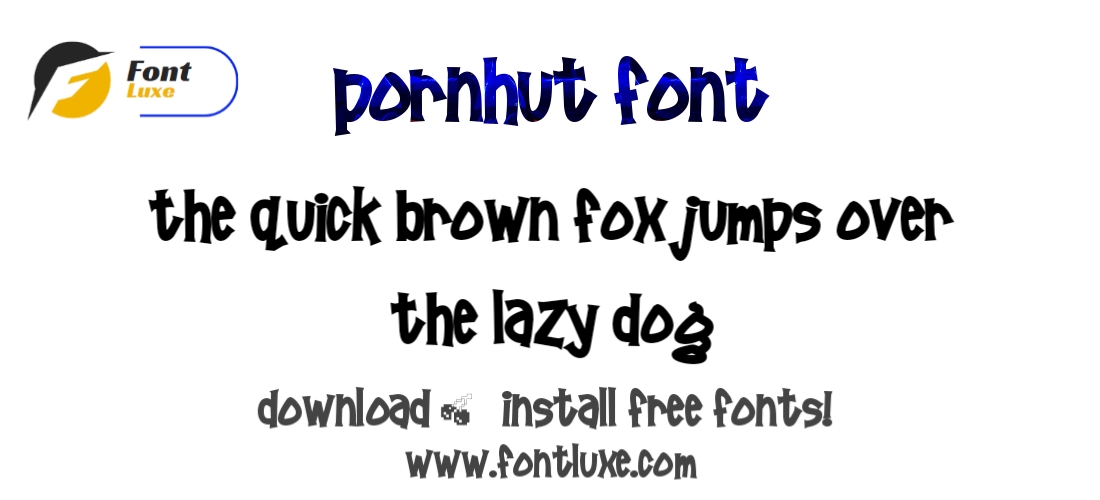 Download Free Pornhut Font