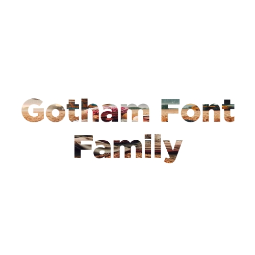 Download Free Gotham Font Family