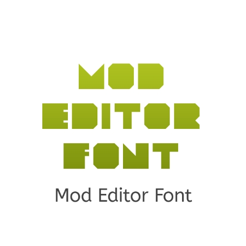 Download Free Mod Editor Font