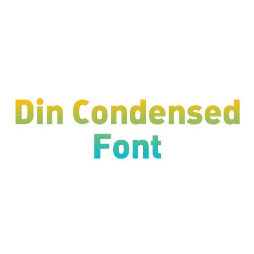 Din Condensed Font free download