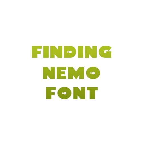 Finding Nemo Font Free Download - Font Luxe