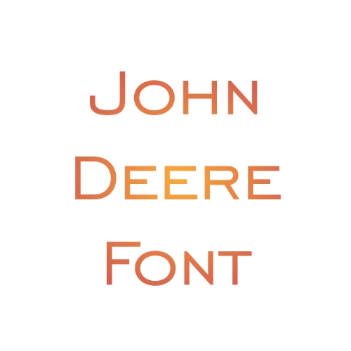 John Deere Font free download