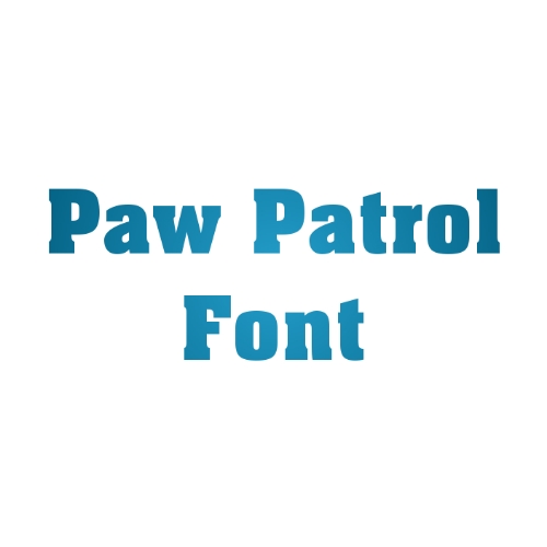 Paw Patrol Font free download