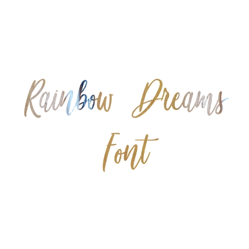 Rainbow Dreams Font free download