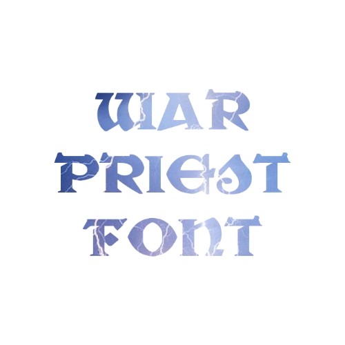 War Priest Font free download