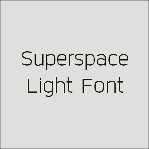 Superspace Light Font Download Free