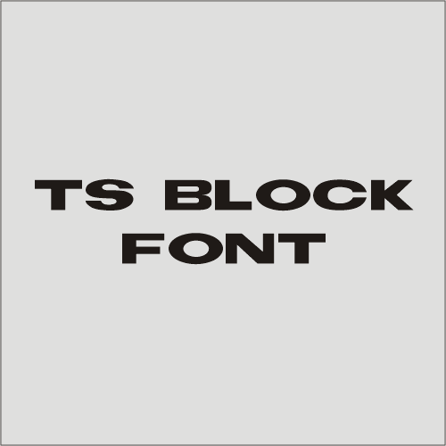 TS Block Font Download Free